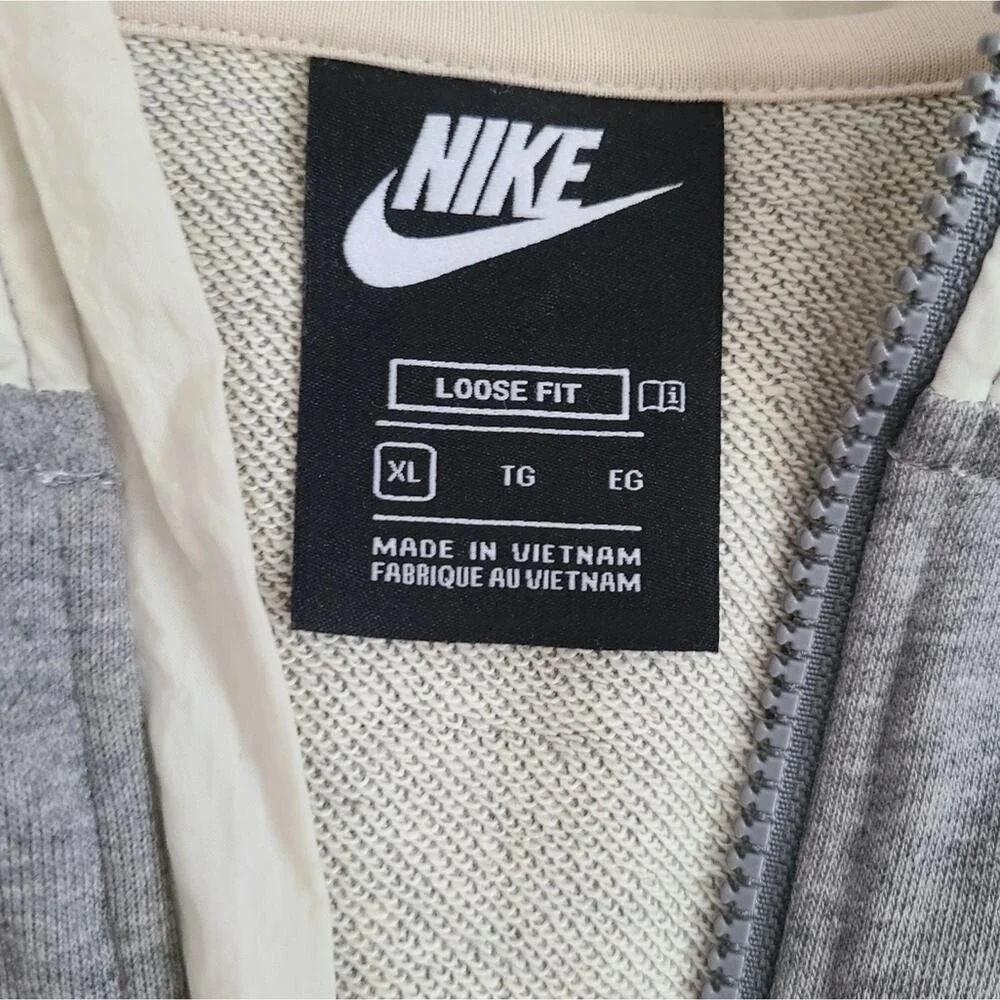 Nike Sportswear Heritage Full Zip Hooded Jacket Kids Size XL